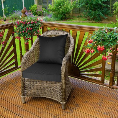 Jujube Red Waterproof Polyester Outdoor Chair Cushion Set