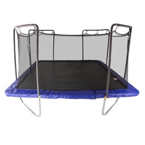 Skywalker Trampolines 15 Foot Square Trampoline and Enclosure - Blue - 1 of 4