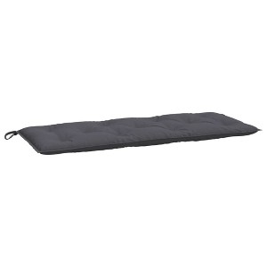 vidaXL Outdoor Garden Bench Seat Cushion 47.2"x19.7"x2.8" in Oxford Fabric - Anthracite - 1 of 4