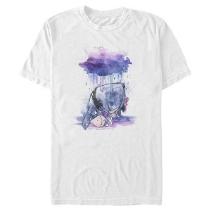 Men's Winnie the Pooh Rainy Watercolor Eeyore T-Shirt - 1 of 4