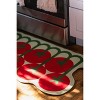 Lany Space Irregular Tomato Runner Rug, 2.5'x4' - 3 of 4