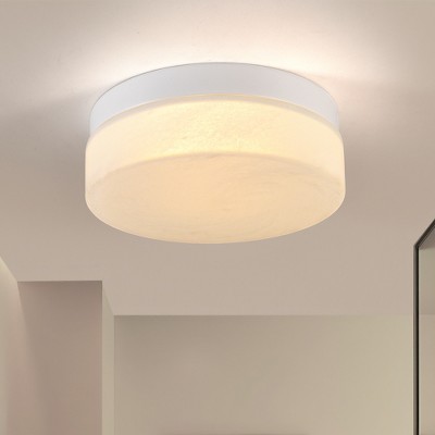 KWPZQEB Ceiling Light, Iron Round Low Profile Ceiling Light, 24W Flush Mount Ceiling Light, 3 Color Temperature Options for Bedroom, Closet Room