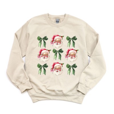 Simply Sage Market Women's Graphic Sweatshirt Coquette Vintage Santa