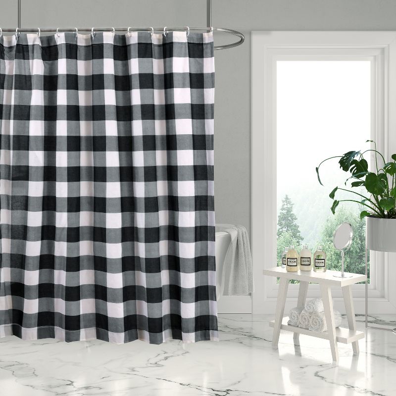 Camden Black Shower Curtain - One Shower Curtain - Levtex Home, 2 of 4