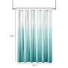 PAGED 72x72 Inch Shower Curtain Modern Shower Curtain with Ombre Design for Bathroom, Machine Washable - 2 of 4