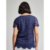 Jones New York Short Sleeve Lace Top - 3 of 3