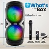 Pyle Wireless PA Speaker & Microphone System - 240 Watt MAX with LED Lights, Remote, and Bluetooth (PPHP2818B) - 2 of 4