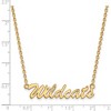 Black Bow Jewelry 14k Yellow Gold Plated Sterling Silver Kentucky Wildcats NCAA Necklace 18 Inch - 2 of 4