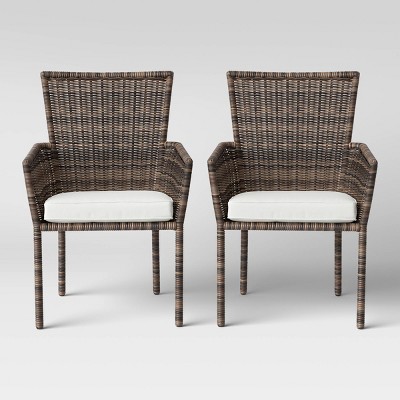 target wicker dining chairs