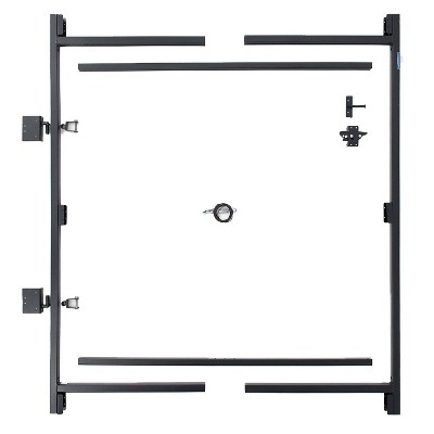 Adjust-A-Gate Adjustable Heavy Duty Steel Frame Anti Sag Gate Building Repair Kit, 60 to 96 Inches Wide Opening Up To 6 Feet High Fence