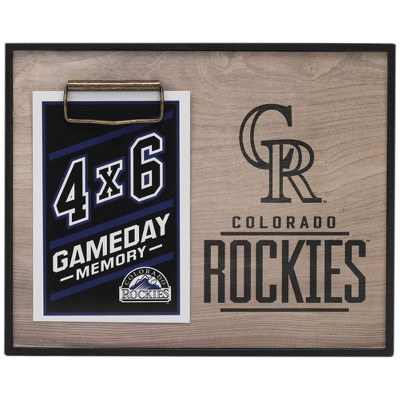 Mlb Colorado Rockies Baseball Field Metal Panel : Target