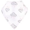 Hudson Baby Infant Girl Cotton Bib and Headband Set 5pk, Cloud Mobile Pink, One Size - 4 of 4