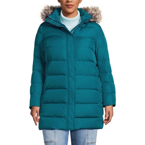 Plus size long down coat best sale