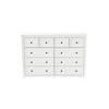 QingMoon Modern 10-Drawer Wide Dresser, Large Storage Chest With Gold Handles For Bedroom, Closet & Living Room Organization - 4 of 4