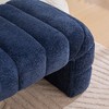 Vynxaria 69.7" Modern Upholstered Armless Bed Bench ¨C Stylish Chenille Daybed Chaise - 2 of 4