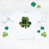 Simply Sage Market Women's Graphic Sweatshirt Buffalo Plaid Clover - 3 of 4
