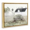 Stupell Industries Endearing Vintage Flower Wagon Floating Frame Canvas Art, Gold, 31" x 25" - 2 of 4