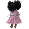 Doll Clothes Superstore Pink Stripe Glitter Dress Fits 18 Inch Girl Dolls LIke American Girl Our Generation My Life Dolls - 4 of 4
