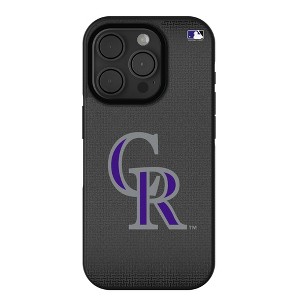 MLB National League Teams Linen Bump Cell Phone Case for Apple iPhone - 1 of 4