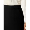 INSPIRE CHIC Women's High Waist Split Back Work Midi Pencil Skirt - 4 of 4