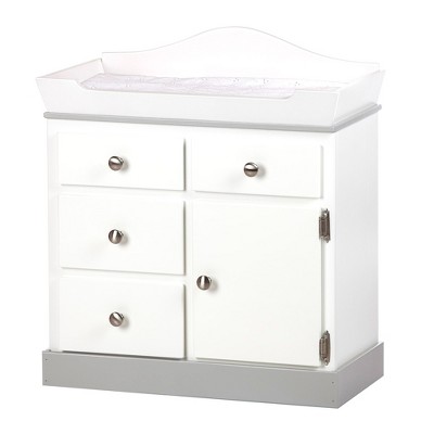 target white changing table