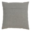 Saro Lifestyle Cross Hatch Pillow - Down Filled, 18" Square, Blue-Grey - 2 of 3
