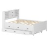 A Captain's Bed With A Drawer - Type Bed And Three Storage Drawers, Suitable For The Dormitory Bedrooms Of Children And Teenagers. - 2 of 3