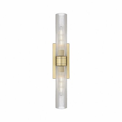 Ballston Urban - 2 Light Bath Vanity In Art Deco Style-3 Inches Tall and 24 Inches Wide