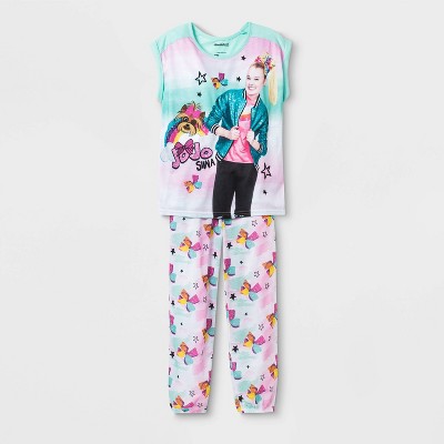 short sleeve girl pajamas