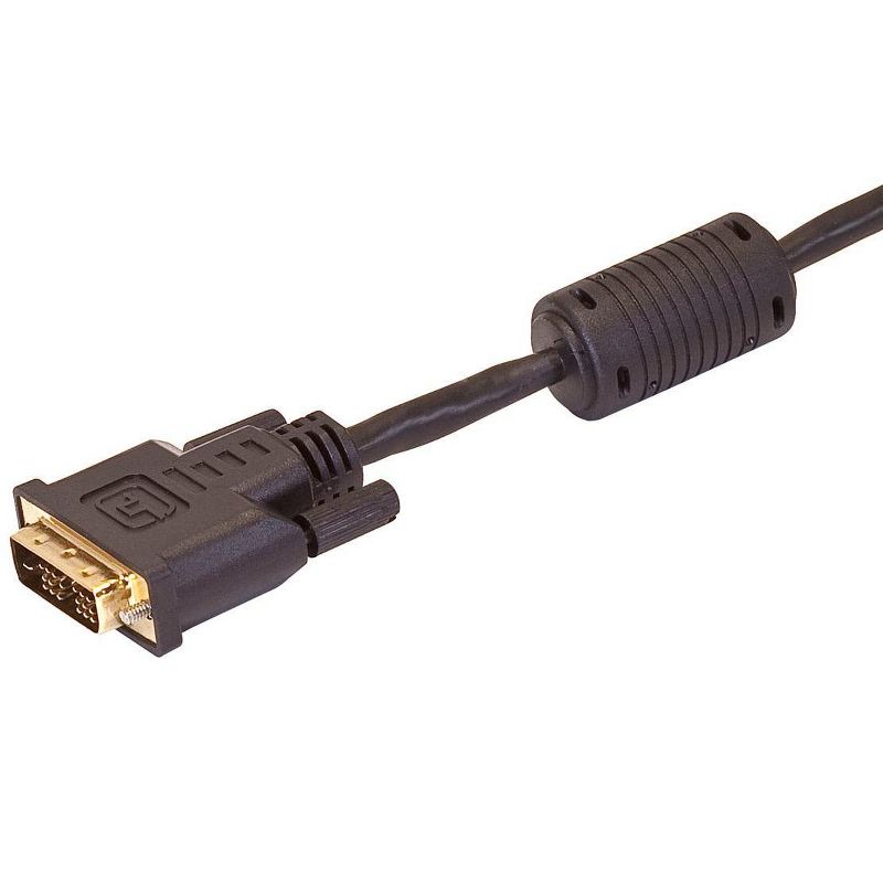 Monoprice HDMI to DVI Adapter Cable - 15 Feet - Black | Standard, Ferrite Cores, 28AWG, Compatible with AVCHD / PlayStation 3 and More, 2 of 4