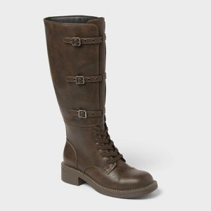 Women’s Cyrus Boots with Memory Foam Insole – Wild Fable™ Brown - 1 of 3