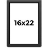 PosterPalooza | Flat Black Picture Frame - UV Acrylic, Foam Board Backing, Hanging Hardware - 2 of 4