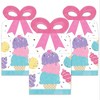 Big Dot of Happiness Scoop Up the Fun - Ice Cream - Square Favor Gift Boxes - Sprinkles Party Bow Boxes - Set of 12 - 2 of 4