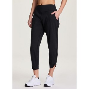 RBX Active Women's Buttery Soft Jogger Pants Clean Waisted Cropped Lounge Ankle Pants with Pockets - 1 of 4
