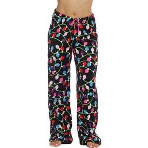 Just Love Womens  Print Plush Fleece Pajama Pants - 1 of 3