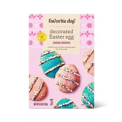 Striped Easter Egg Cookies - 6.6oz - Favorite Day™
