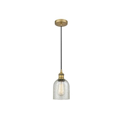 Caledonia - 1 Light Cord Hung Mini Pendant In Industrial Style-9.75 Inches Tall and 5 Inches Wide