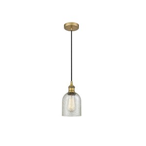 Caledonia - 1 Light Cord Hung Mini Pendant In Industrial Style-9.75 Inches Tall and 5 Inches Wide - 1 of 1
