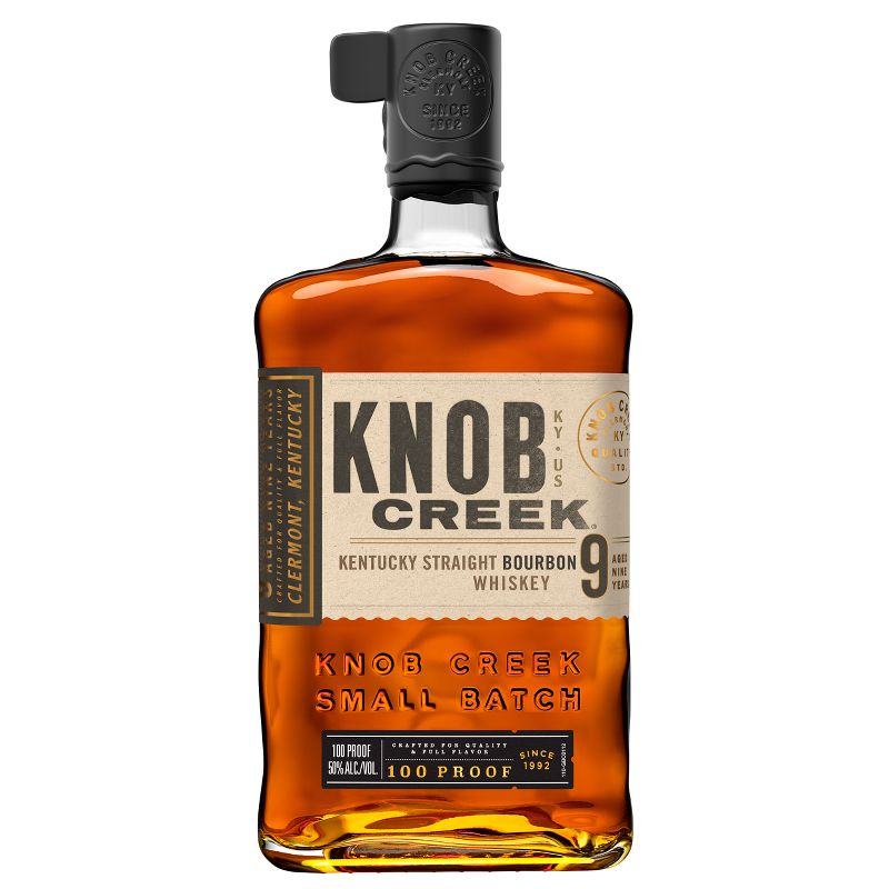 Knob Creek Kentucky Straight Bourbon Whiskey - 750ml Bottle, 1 of 10