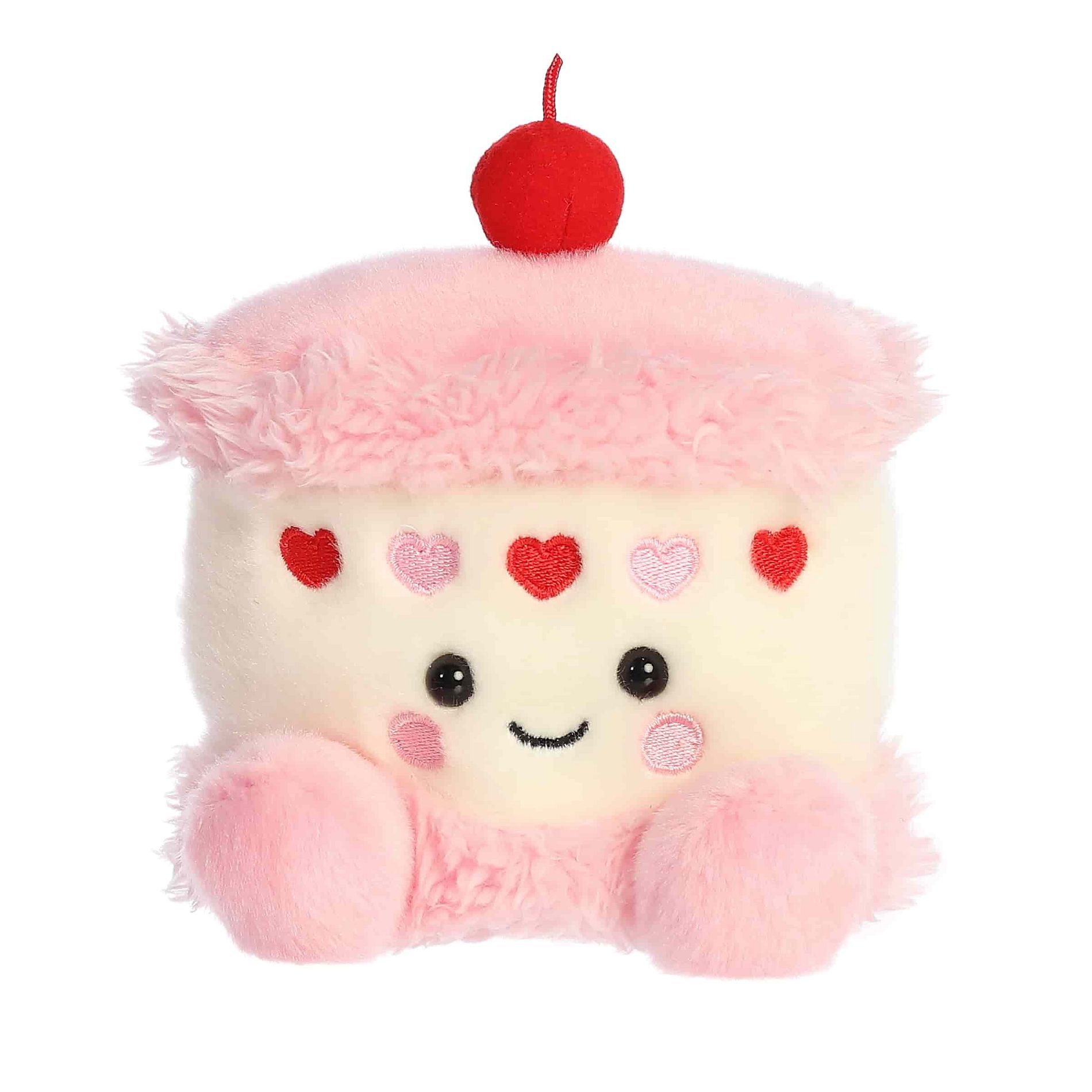 Aurora Mini Jubi Heart Cake Palm Pals Adorable Stuffed Animal Pink 5"