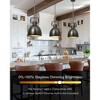 CityFurn 1-Light Industrial Bowl Metal Pendant Light for Kitchen Island - 2 of 4