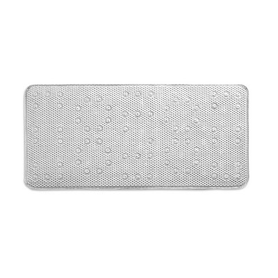 36"x17" Waffle Weave Tub Mat White - Popular Bath