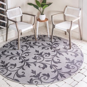 Unique Loom    Outdoor Botanical Victorian Area Rug - 1 of 4