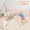 Toddler Indoor Gym Playset, 2-in-1 Wooden Climbing Toys, Triangle Folding Climbing for Climbing & Sliding for Boys and Girls - 4 of 4