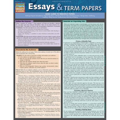 Essays & Term Papers - by  Shelley Evans-Marshall (Poster)
