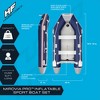 Bestway Hydro-Force Mirovia Pro Inflatable 5 Person Outdoor Water Lake Raft Boat Set with 2 Aluminum Oars, Hand Pump, Pressure Gauge, and Repair Patch - 3 of 4