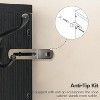 Shoe Cabinet, Shoe Storage Cabinet for Entryway, Hidden Shoe Cabinet with 3 Flip Drawers - 4 of 4