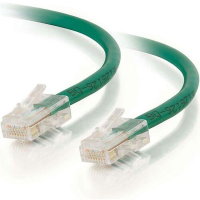 C2G-50ft Cat5e Non-Booted Unshielded (UTP) Network Patch Cable - Green - Category 5e for Network Device - RJ-45 Male - RJ-45 Male - 50ft - Green