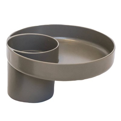 My Travel Tray Car Seat Cup Holder and Tray - Charcoal