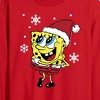 Men's - SpongeBob SquarePants - Dear Santa Long Sleeve Graphic T-Shirt - 2 of 4